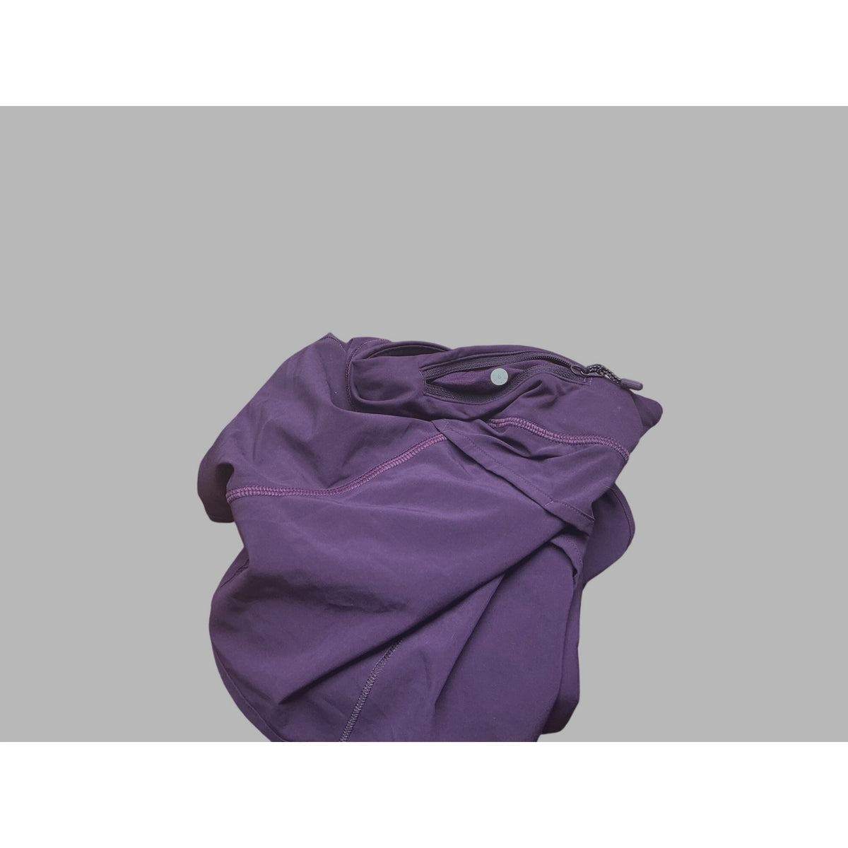 Women’s Eggplant Purple Double Layer Athletic Running Shorts Size 6