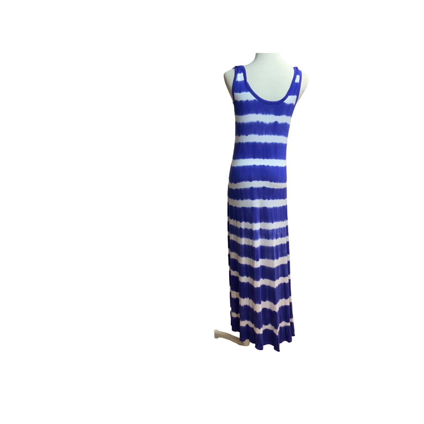 Calvin Klein Blue & White Maxi Dress. Size 4