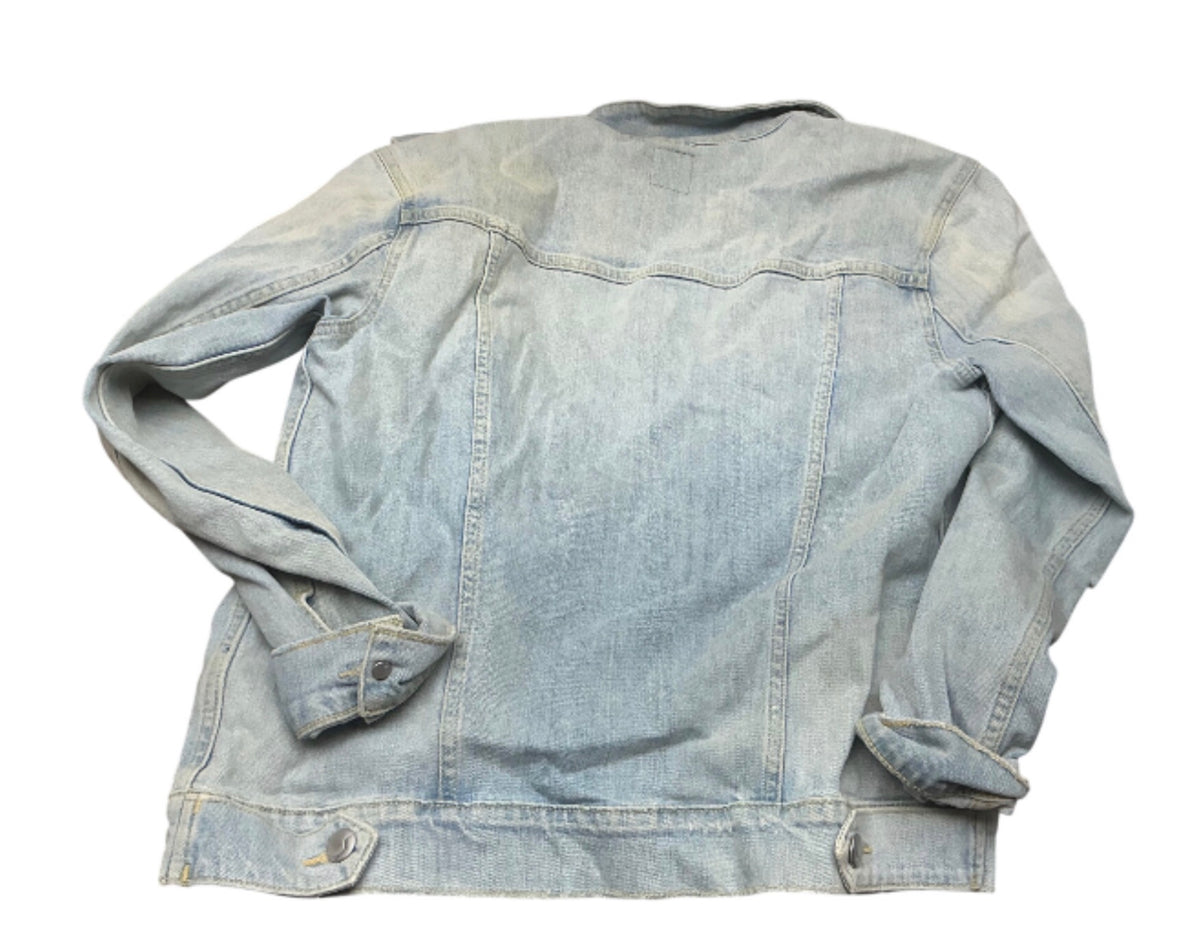 Joe's Jeans light wash denim jacket size XS back
