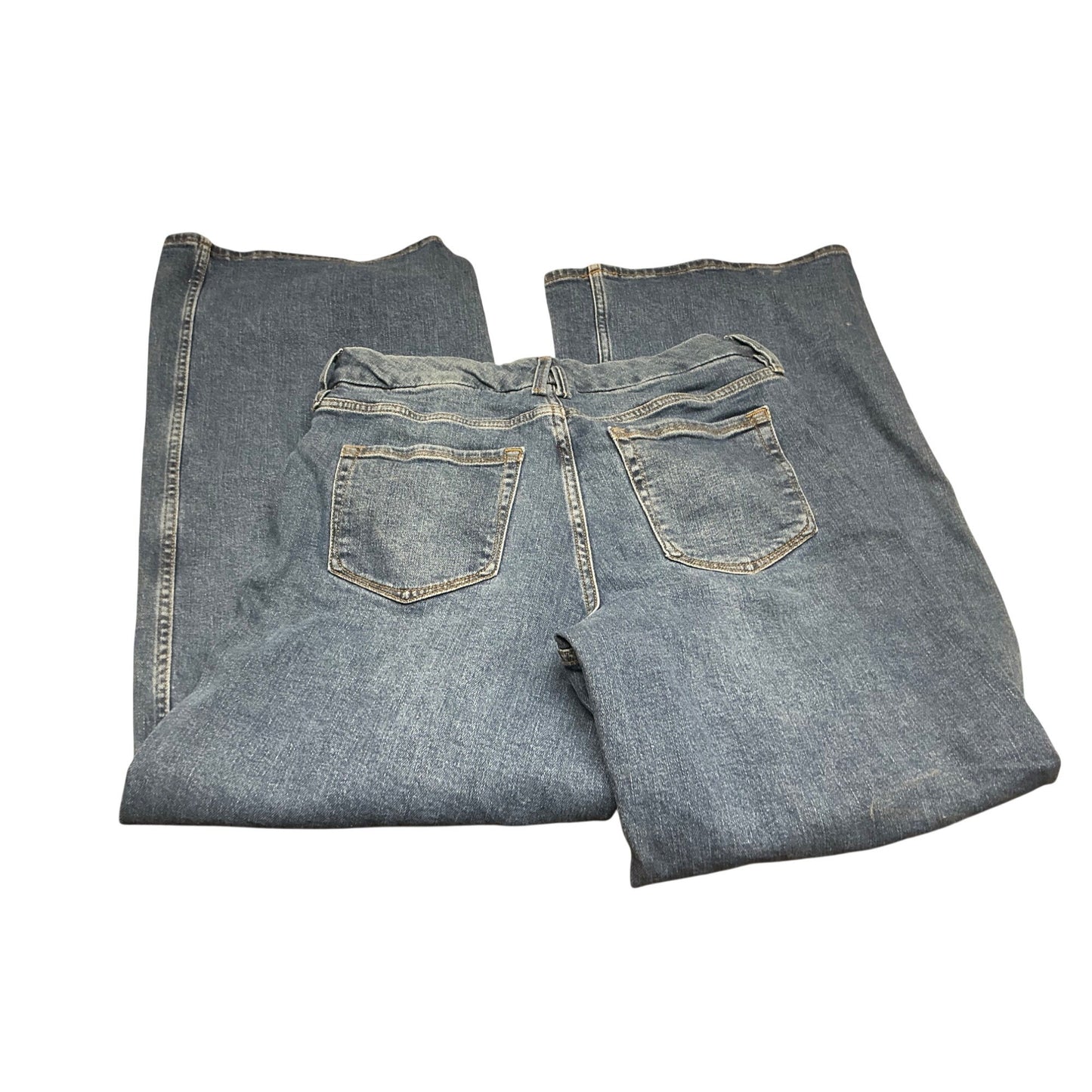Good American Wide Leg Jeans Women’s High Rise Stretch Denim Blue 8/29