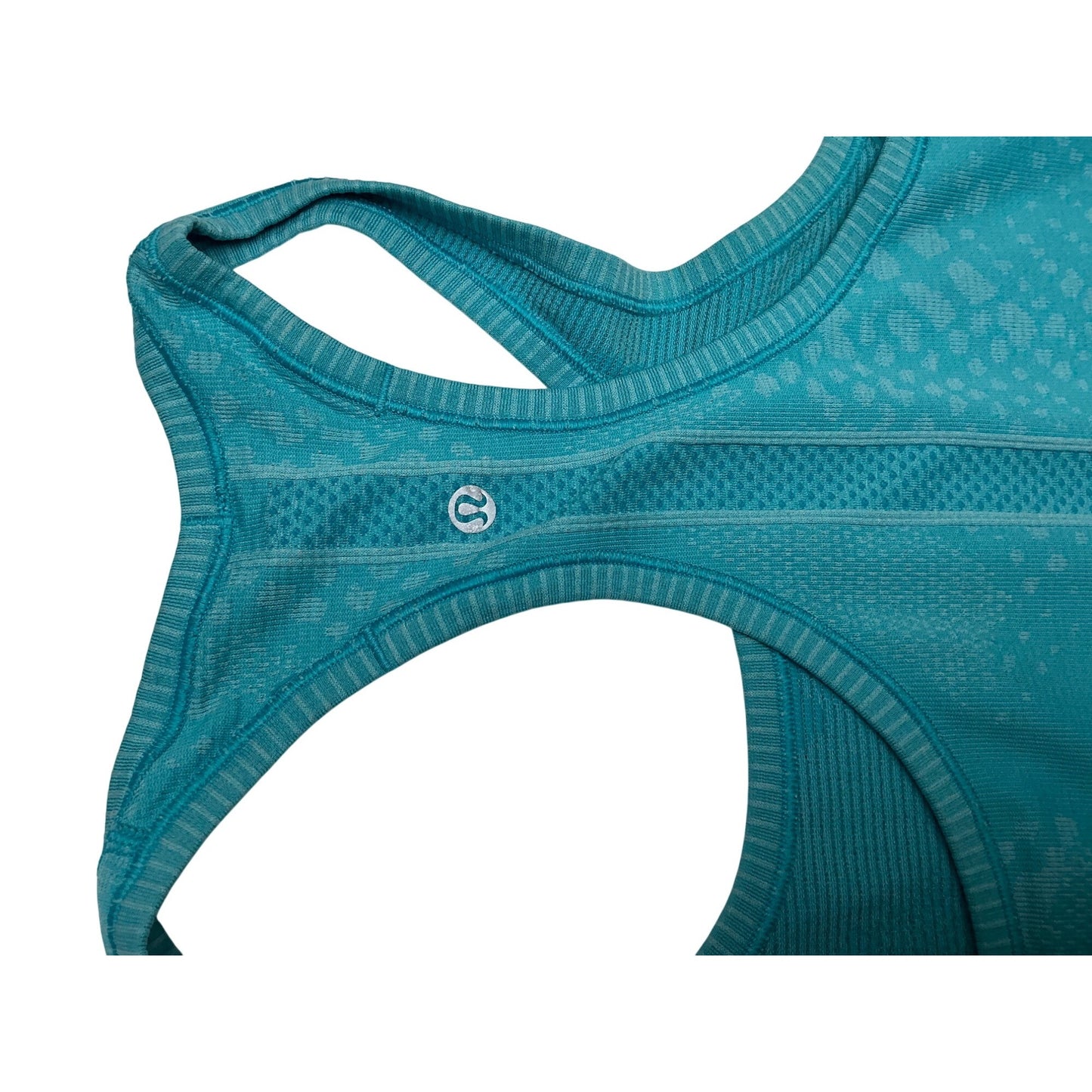 Lululemon Seamless Racerback Tank Top Women’s Size S Teal Athletic Workout
