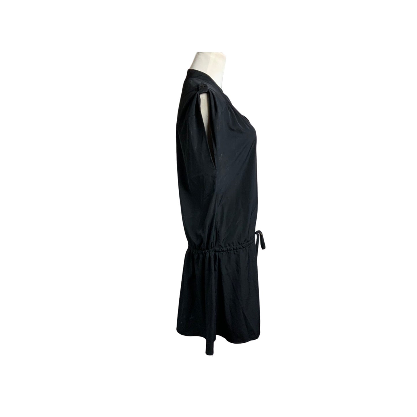 ZOA Black Sleeveless Drop Waist Dress Sz M