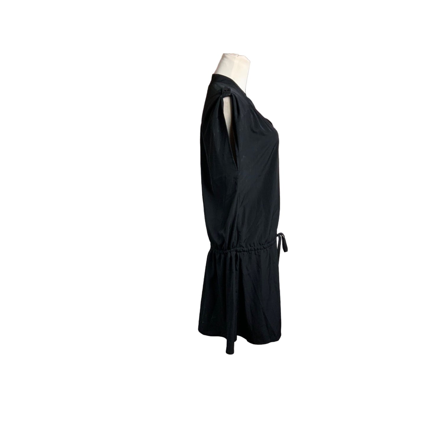 ZOA Black Sleeveless Drop Waist Dress Sz M