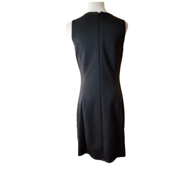 Belle Badgley Mischka Black Beaded Dress. Sz 8