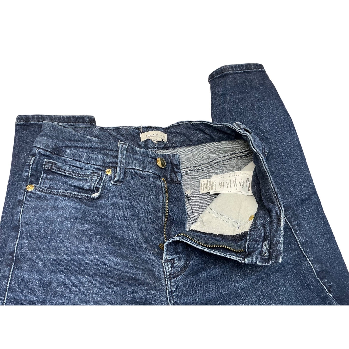 Good American Blue Stretch Skinny Jeans Women’s Size 4/27