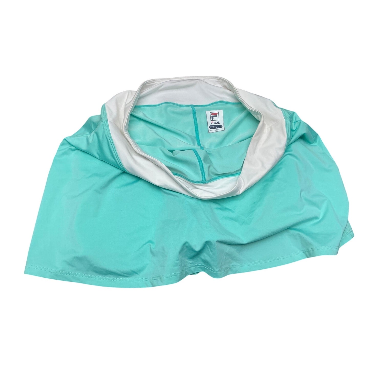 Fila Aqua Blue Tennis Skort Athletic Skirt Built In Shorts Wome Sz S