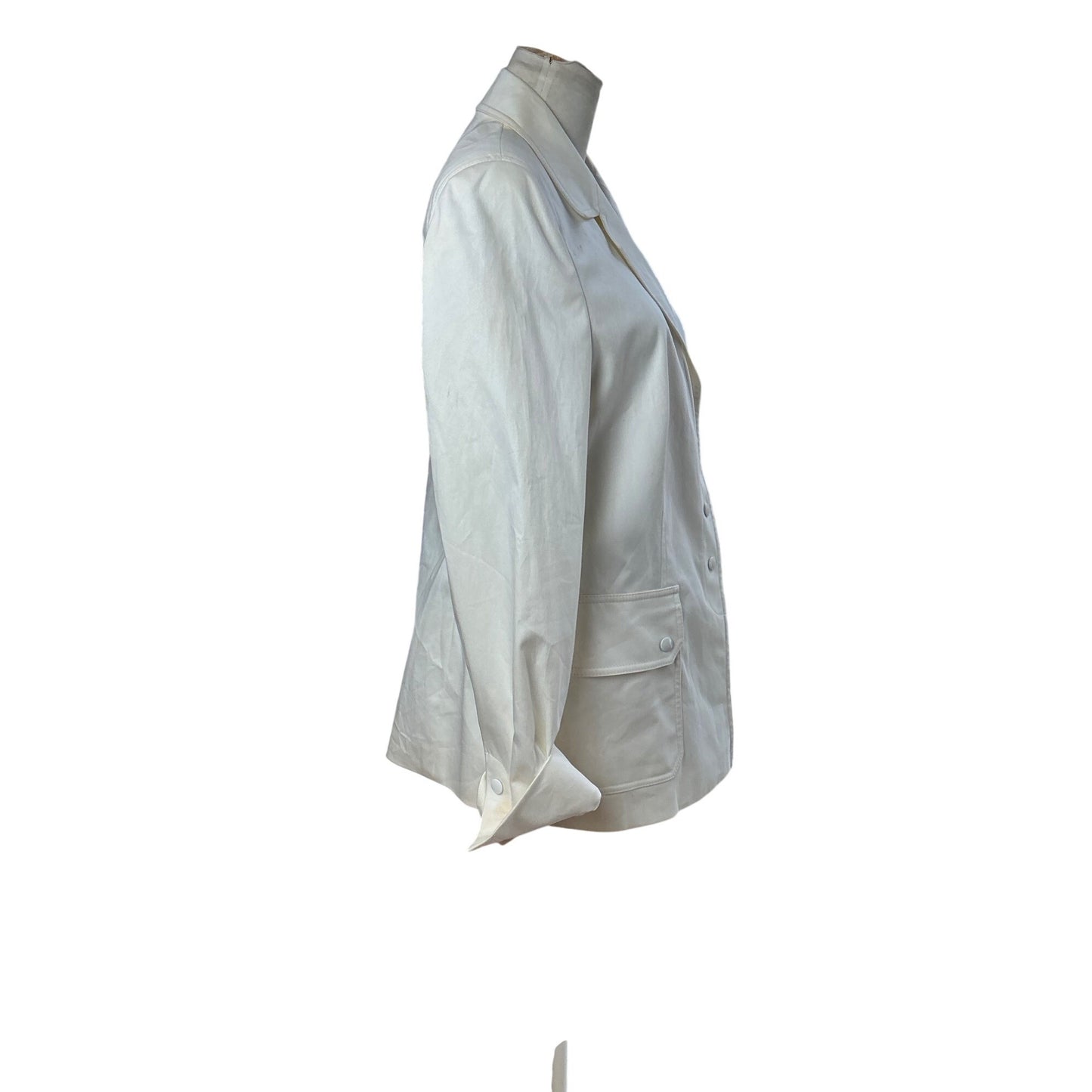 NWT Escada White Tailored Jacket Luxury Designer Siz 42
