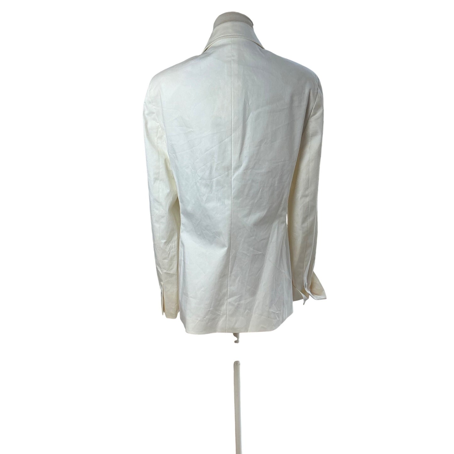 NWT Escada White Tailored Jacket Luxury Designer Siz 42
