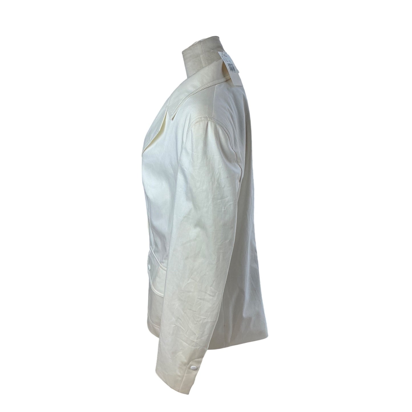 NWT Escada White Tailored Jacket Luxury Designer Siz 42
