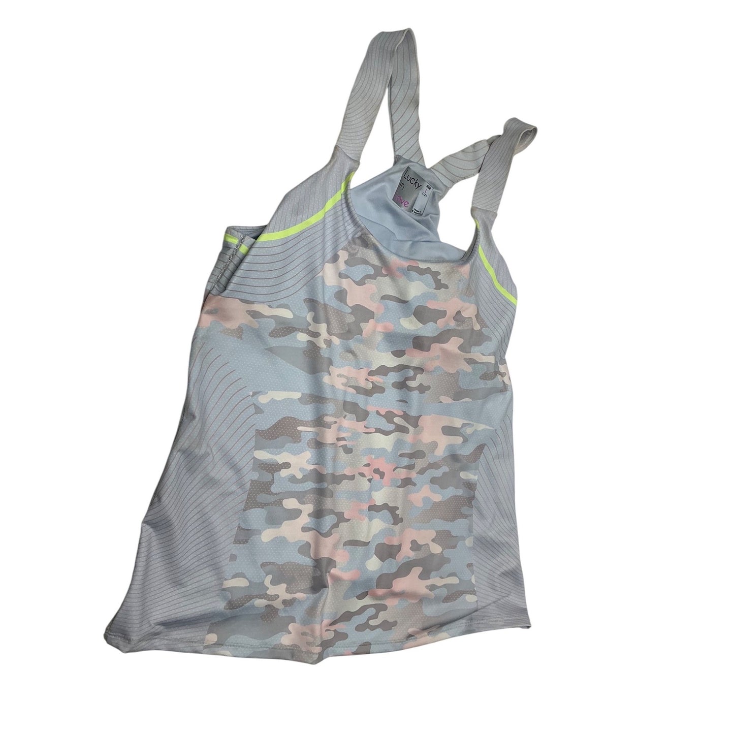 Lucky In Love NWT Racerback Top. Size Large