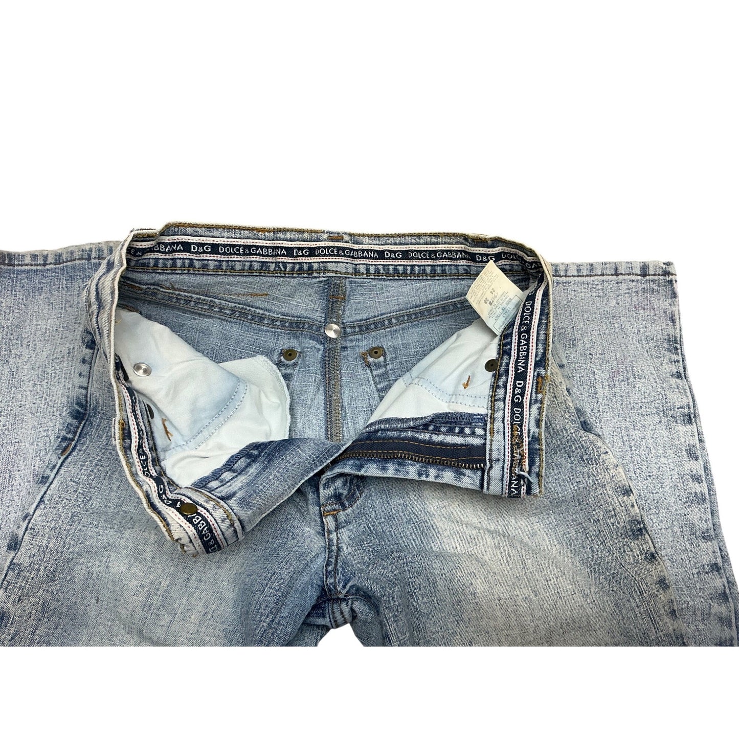 Dolce & Gabbana Distressed Straight Leg Jeans Womens Made in Italy. SZ 24/38