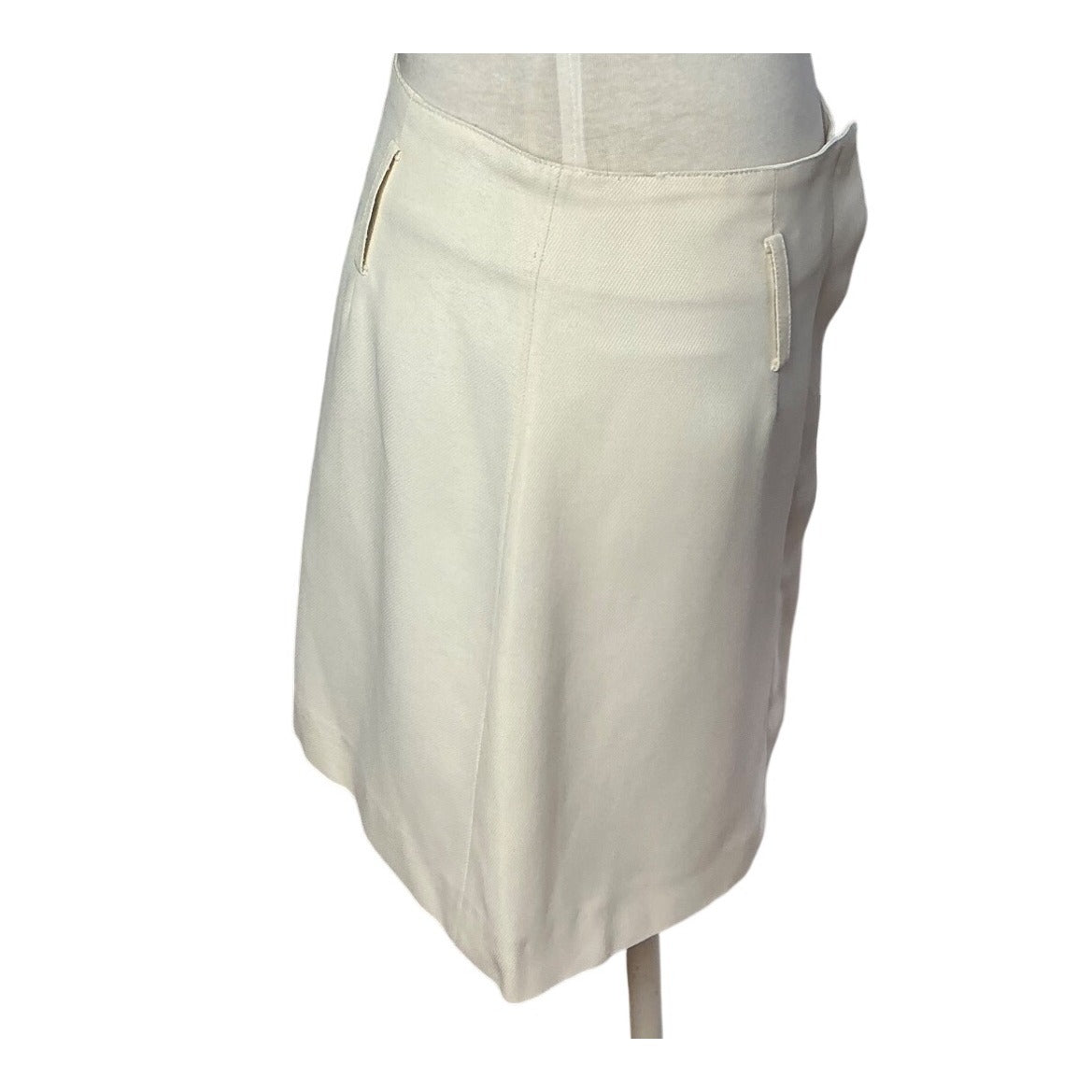 Paco Rabanne Paco Rabanne Ivory A-Line Mini Skirt Women’s Design