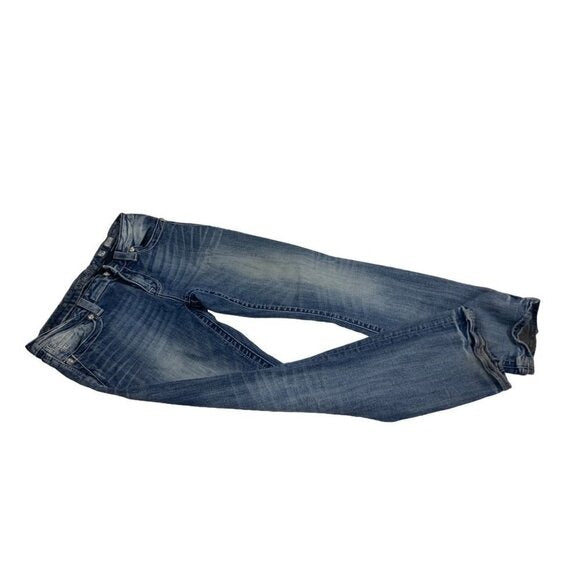 Miss Me Easy Bootcut Jeans Sz 29 Bling Pocket Distressed Denim