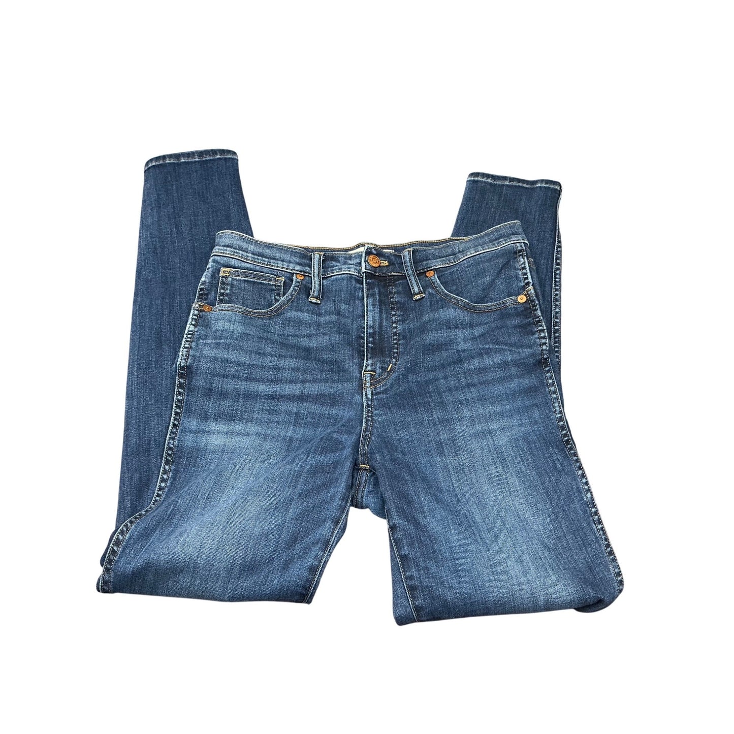 Madewell Medium Wash Jeans High Rise Straight Leg Size 28