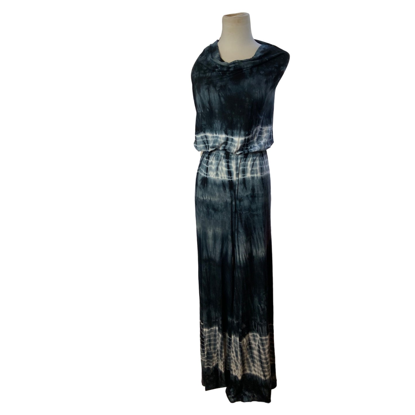 Venus Tie-Dye Wide Leg Jumpsuit Blue Gray Sleeveless Size XS