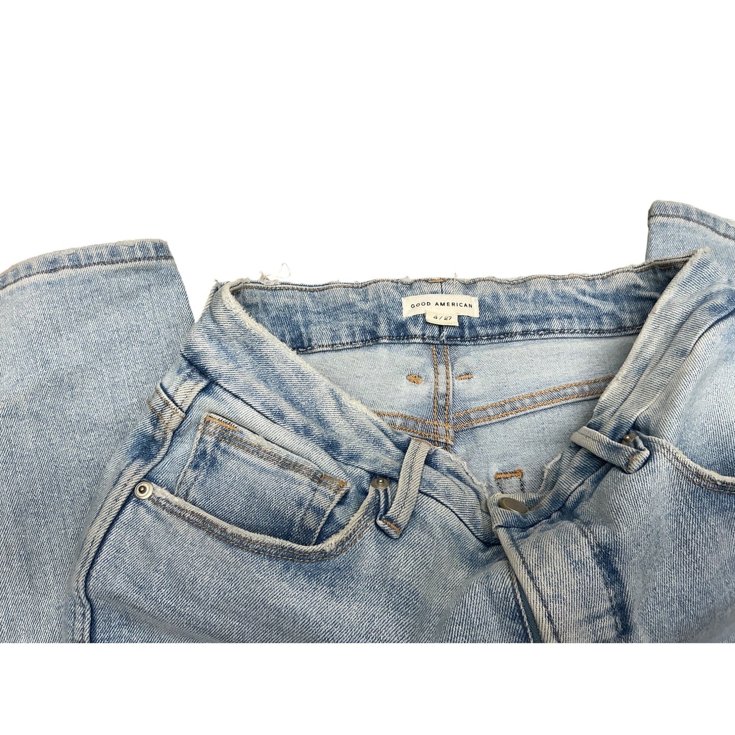Good American Light Wash Stretch Denim Jeans Women’s Size 4/27