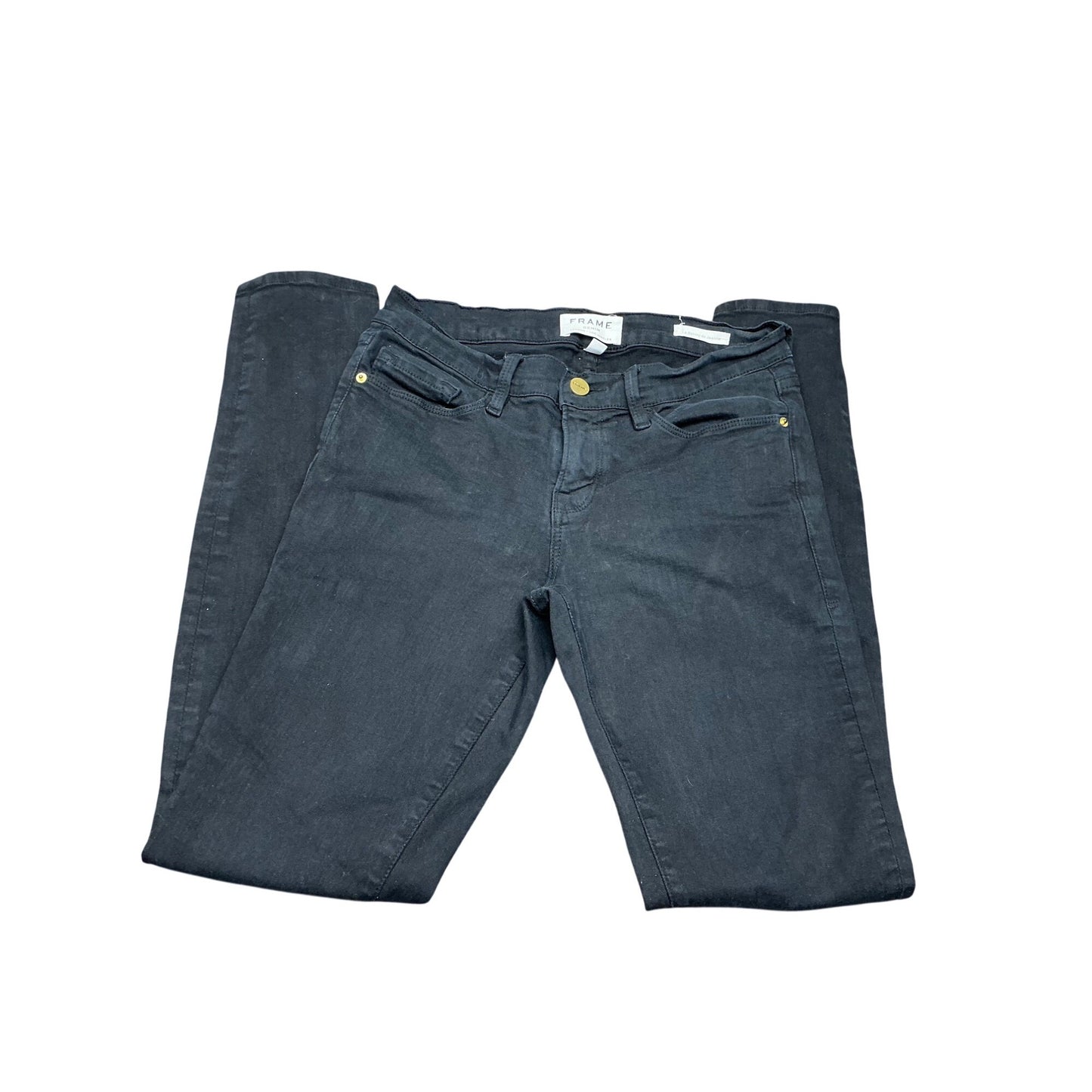 Frame Le Skinny de Jeanne Black Skinny Jeans Size 26