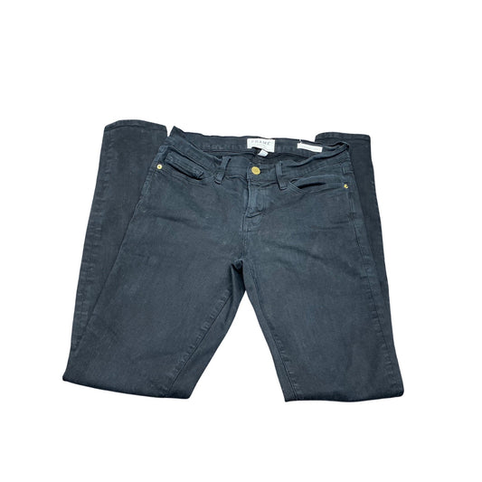 Frame Le Skinny de Jeanne Black Skinny Jeans Size 26