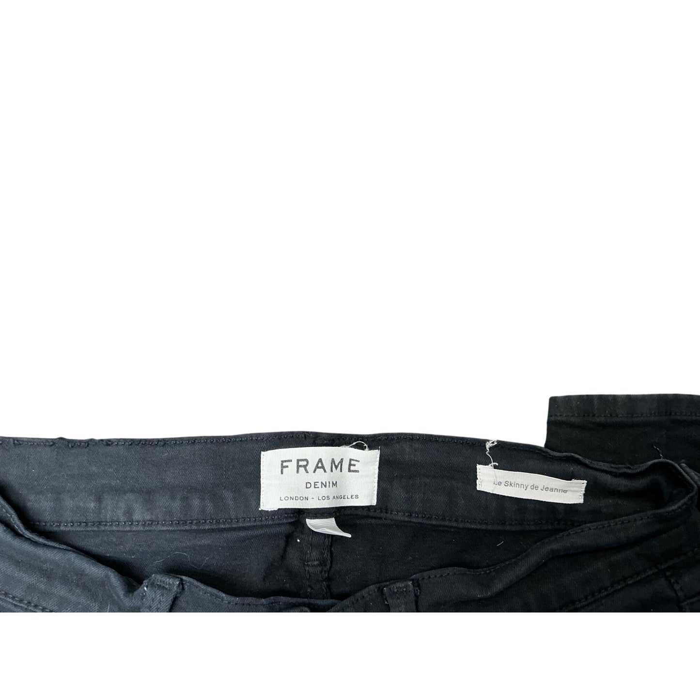 Frame Le Skinny de Jeanne Black Skinny Jeans Size 26