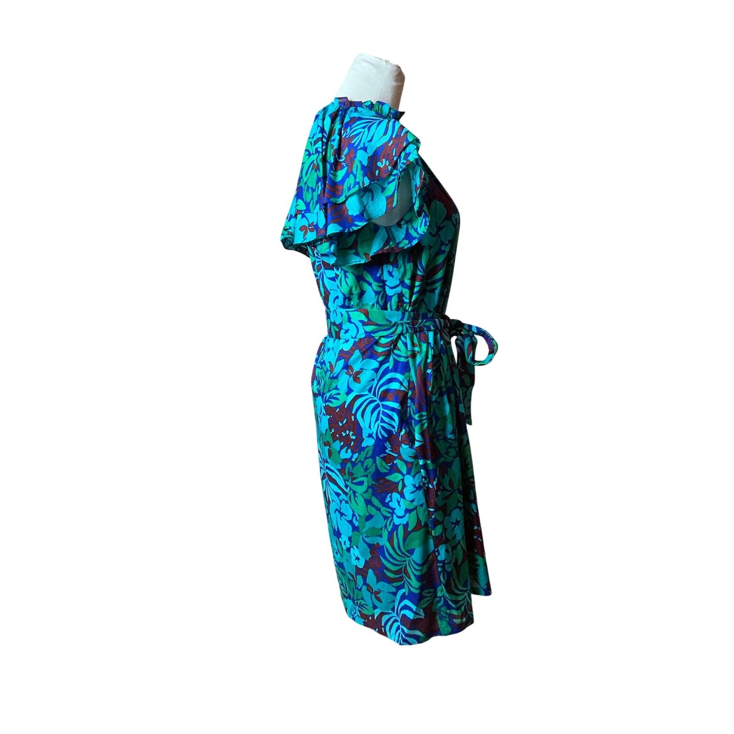 Trina Turk Blue Sleeveless Dress – Elegant Classic Style – SiZe XS
