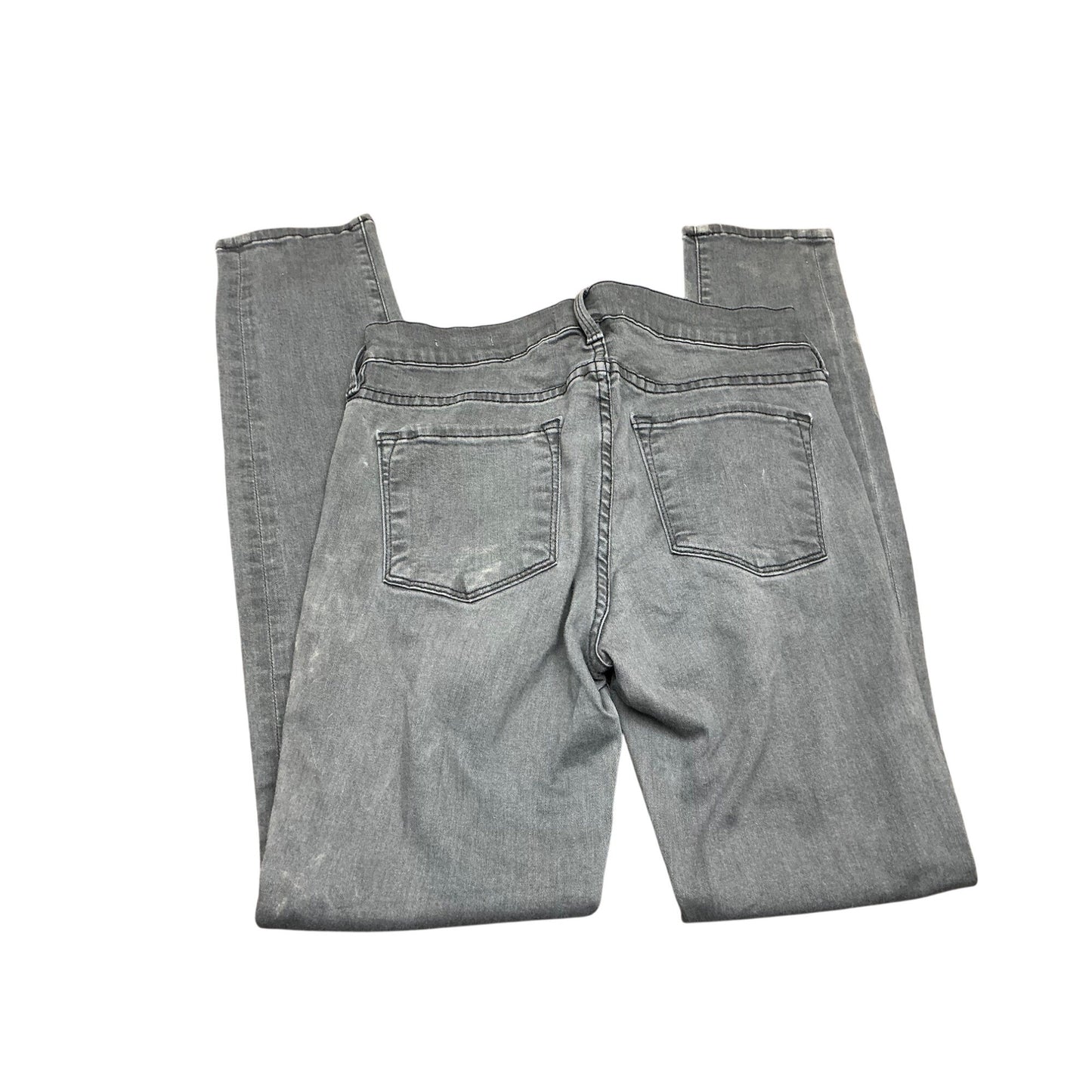 Frame Le Skinny de Jeanne Distressed Gray Skinny Jeans Size 28