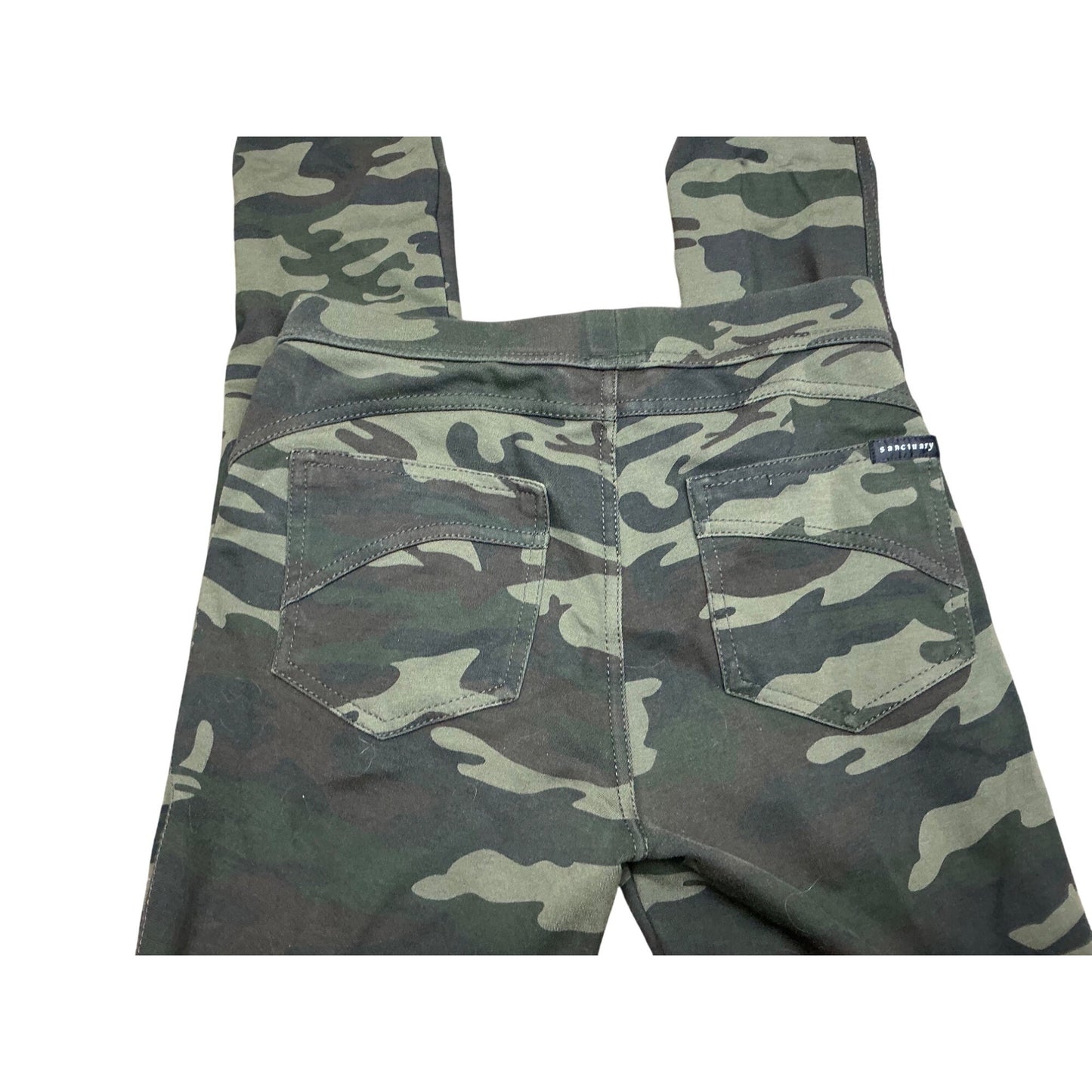 Sanctuary Camo Pull-On Performance Leggings Stretch Athletic Pants XS
