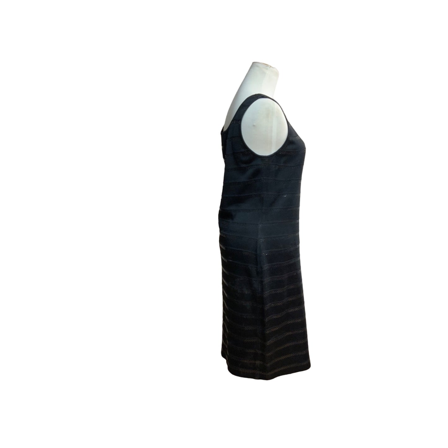 St John Black Lightly Beaded Beautiful Dress. Size 6