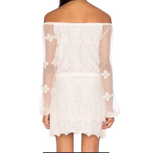 NWT Cha Sor Chaser Lace Dress. Sz M