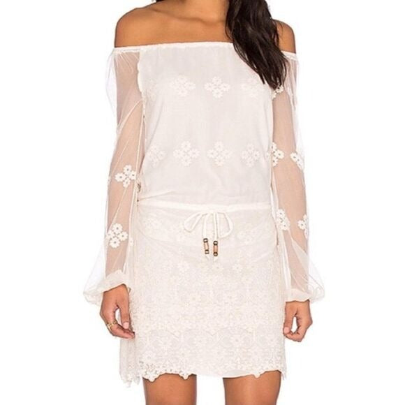 NWT Cha Sor Chaser Lace Dress. Sz M