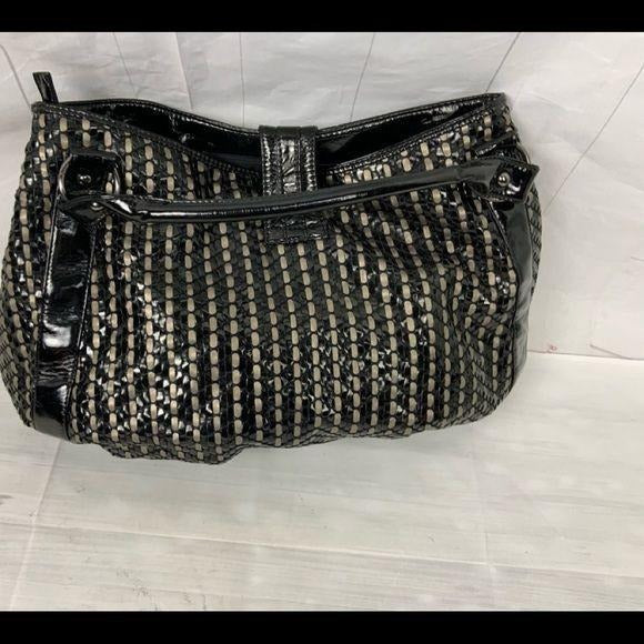 Big Buddha Black & Cream Vegan Handbag