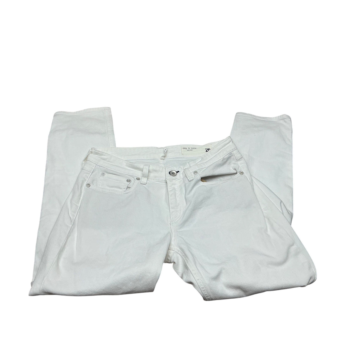 Rag & Bone Women’s White Skinny Jeans Denim Size 26