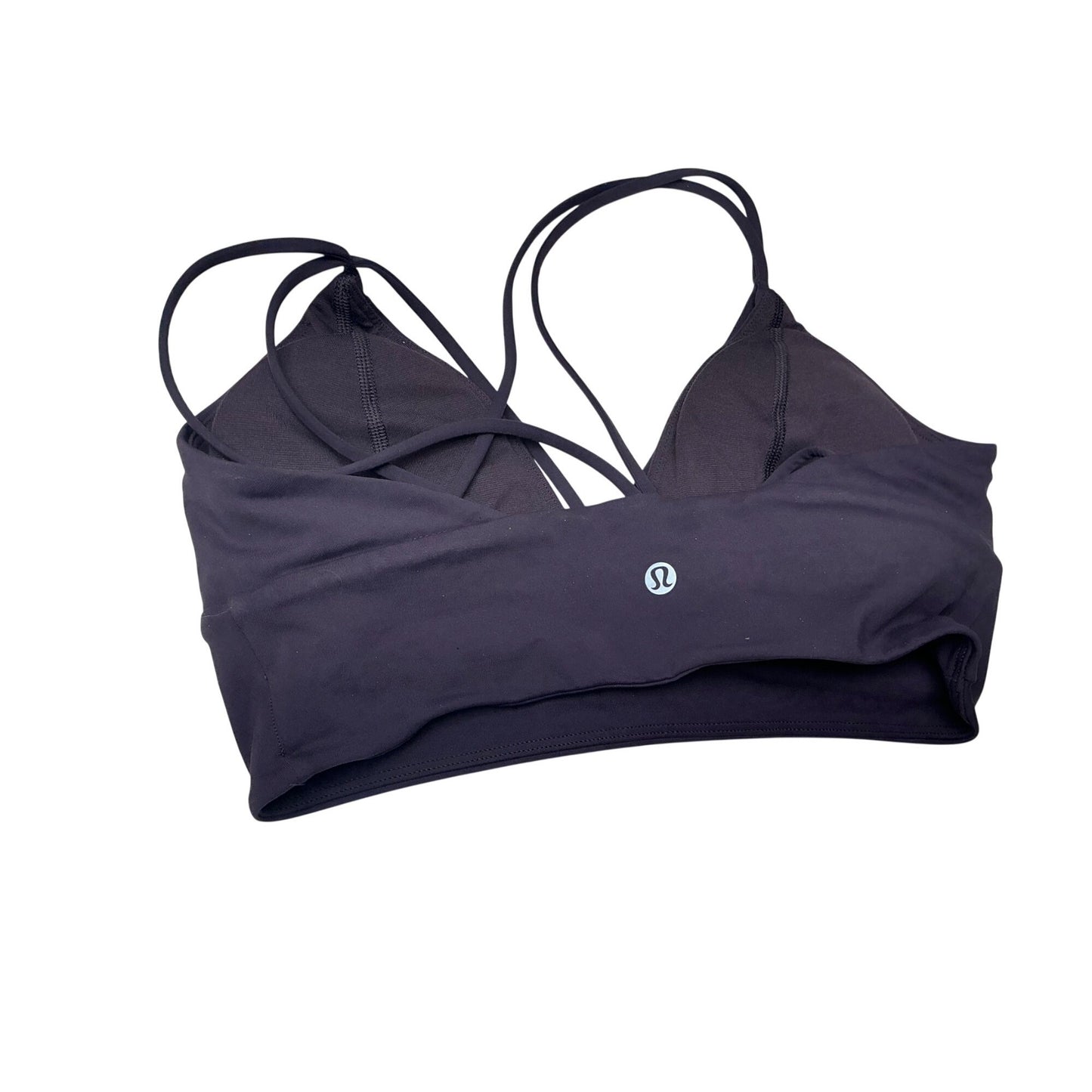 Lululemon Strappy Back Sports Bra Black Size 8