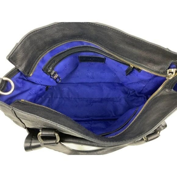 51.  Cole Haan Black Leather Handbag