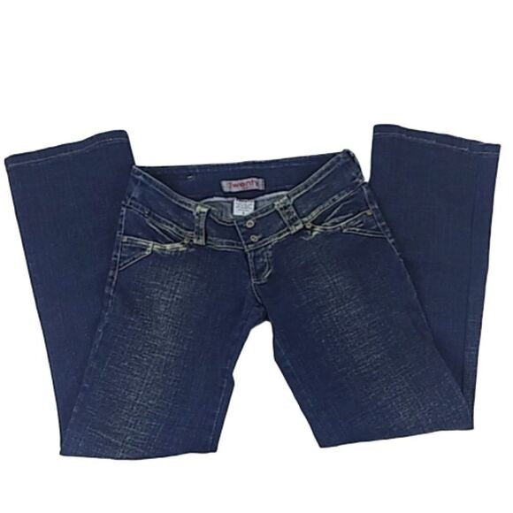 Twenty Jeans Dark Wash Bootcut Stretch Denim Jeans Sz  3