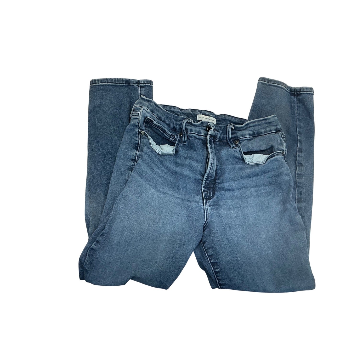 Good American Skinny Jeans Womens 10/30 Blue Stretch Denim