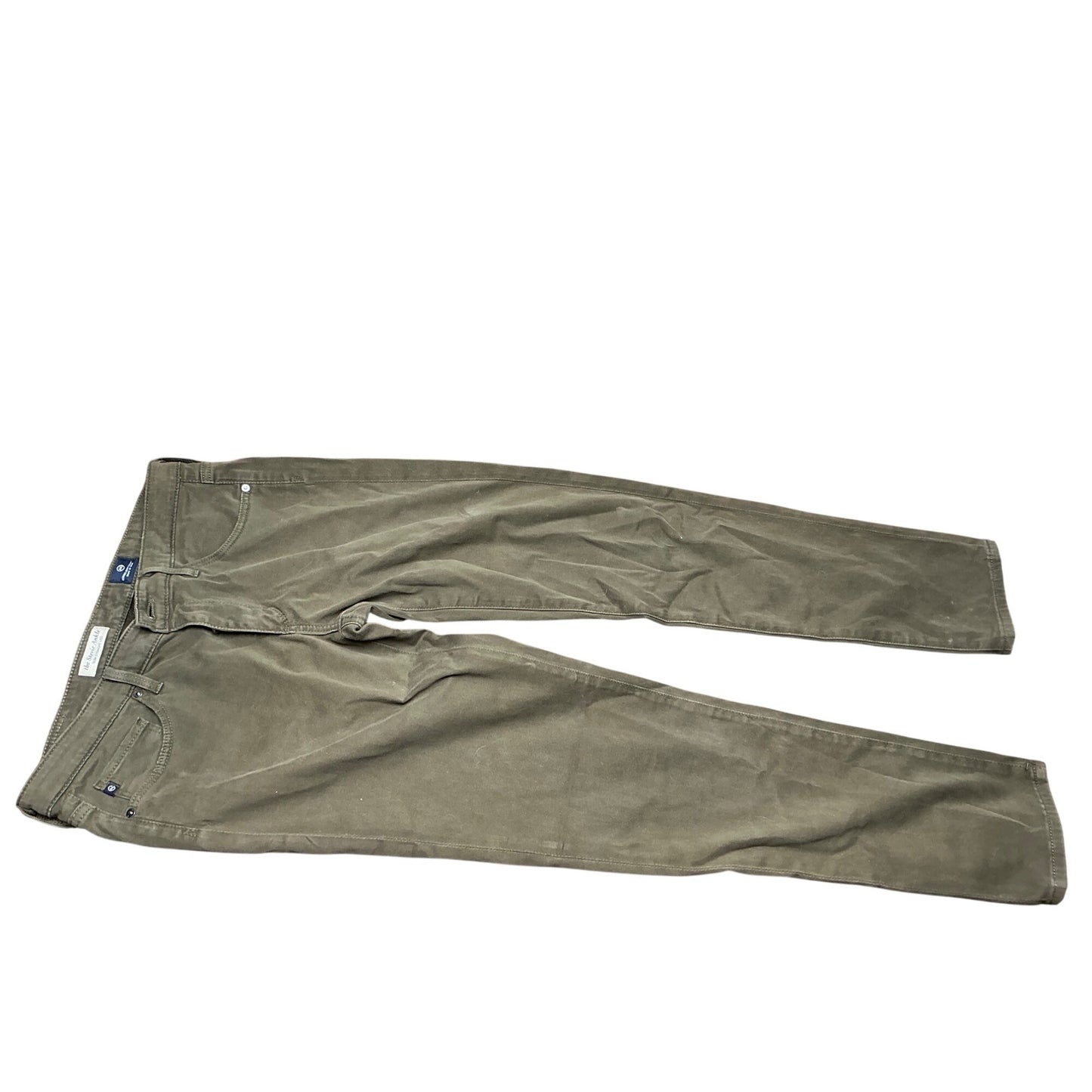 AG Adriano Goldschmied Olive Brown Stretch Skinny Jeans Women’s  Sz 29R