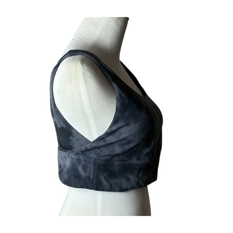 Lululemon Womens Black Tie Dye Sports Bra Size S