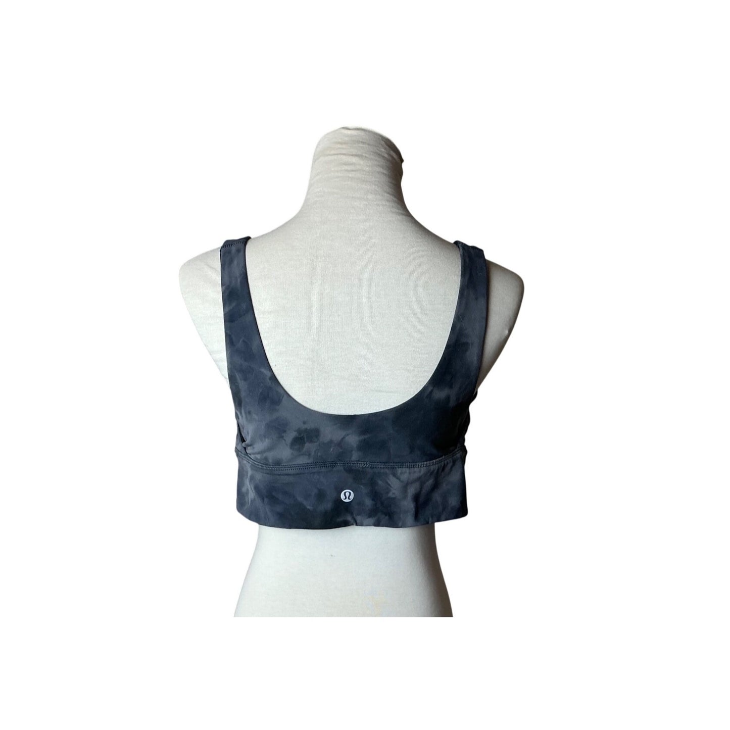 Lululemon Womens Black Tie Dye Sports Bra Size S