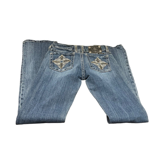 Miss Me Embellished Cross Pocket Bootcut Jeans Women’s Size 28