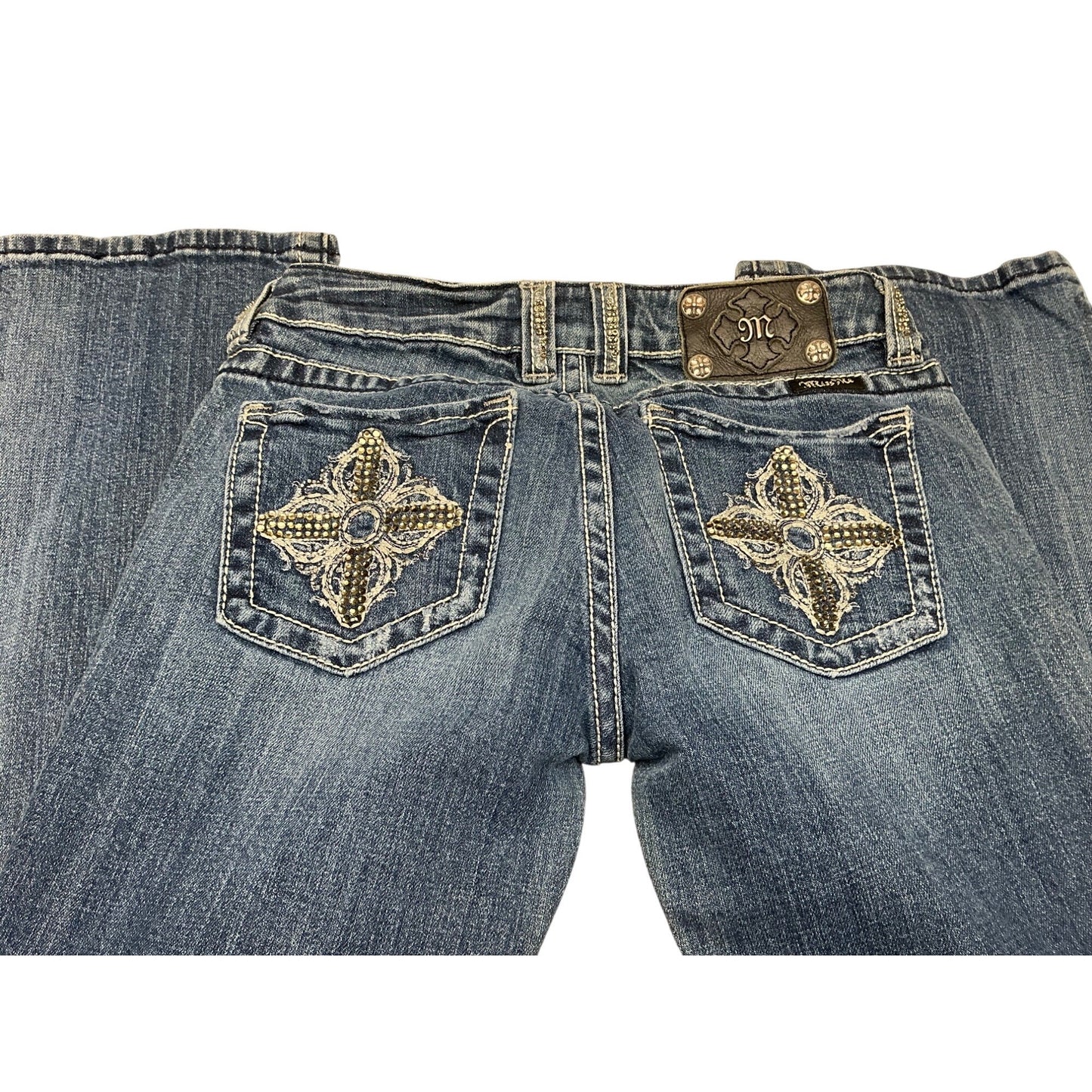 Miss Me Embellished Cross Pocket Bootcut Jeans Women’s Size 28