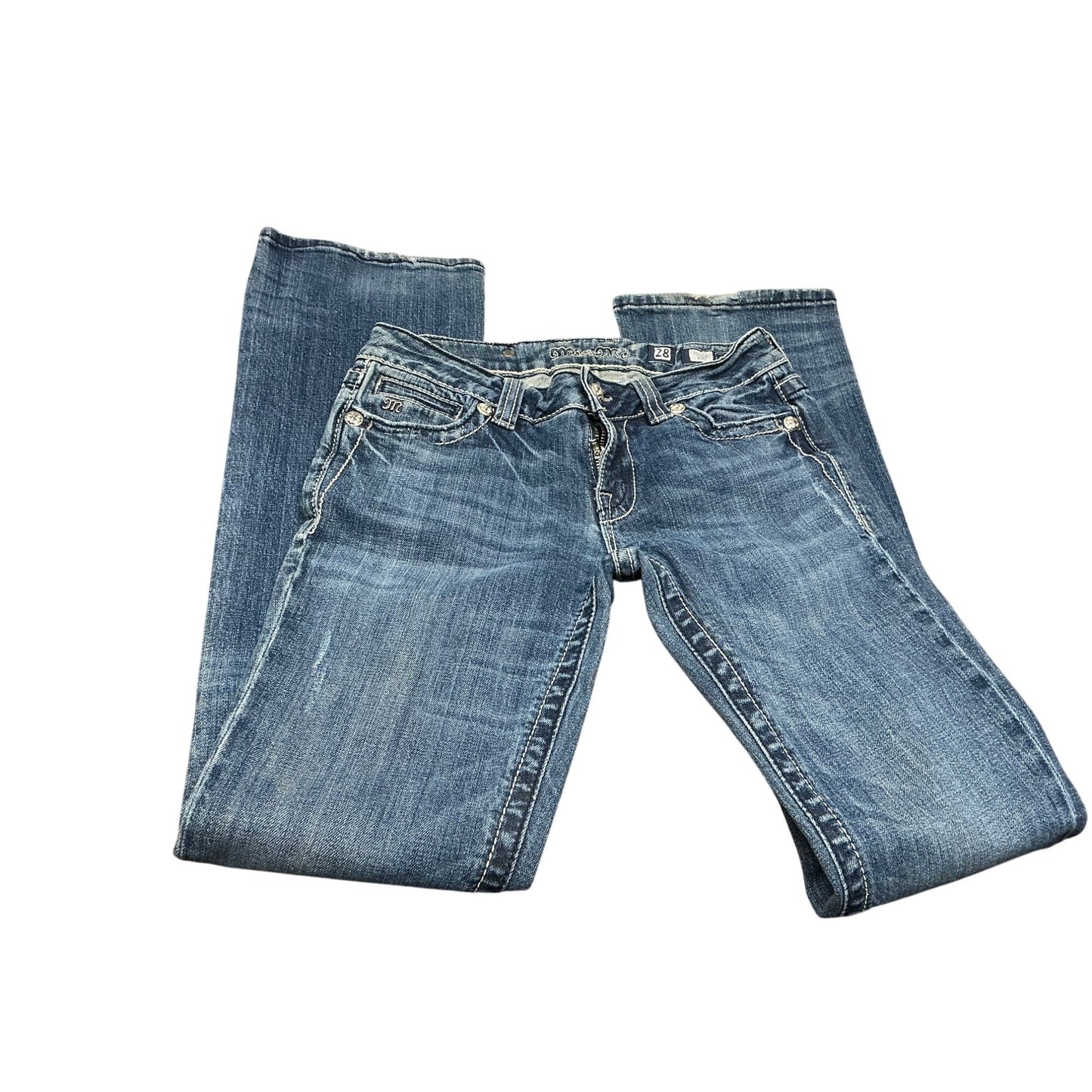 Miss Me Embellished Cross Pocket Bootcut Jeans Women’s Size 28