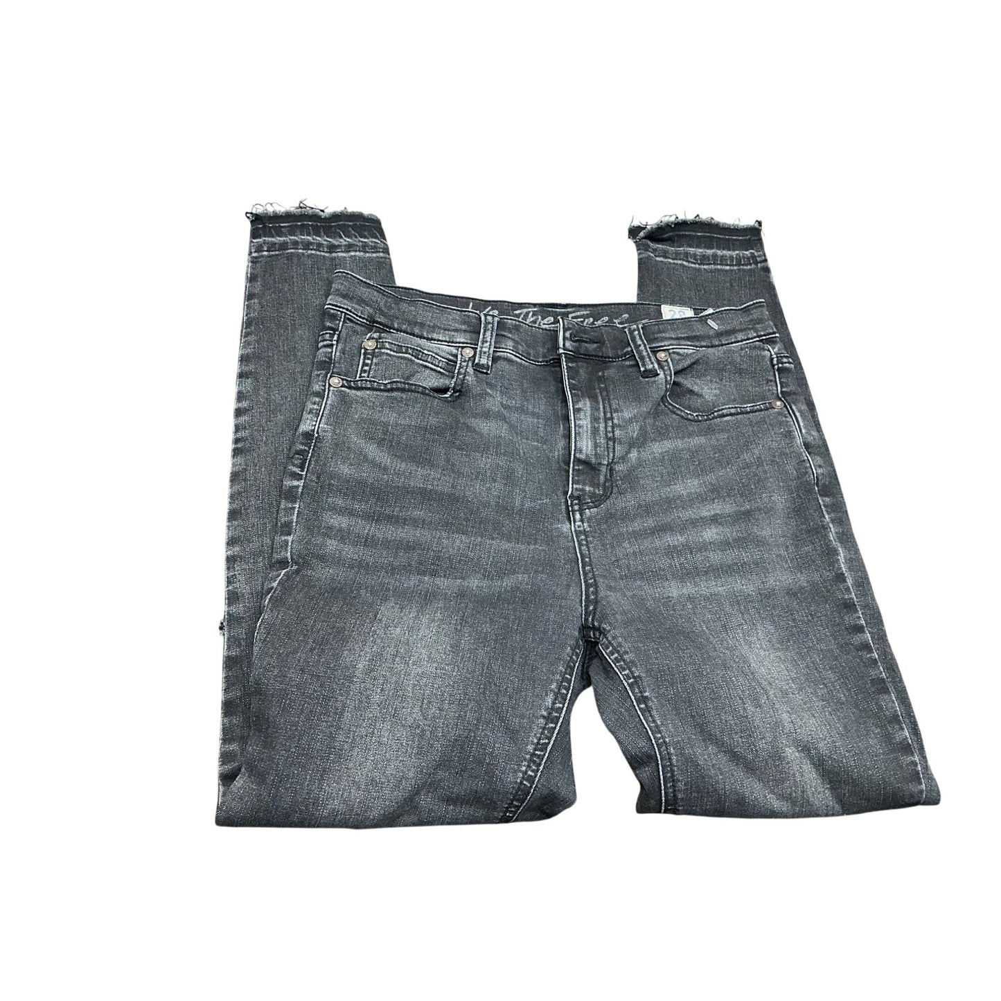 Free People We The Free Black Raw Hem Jeans Women’s Size 28