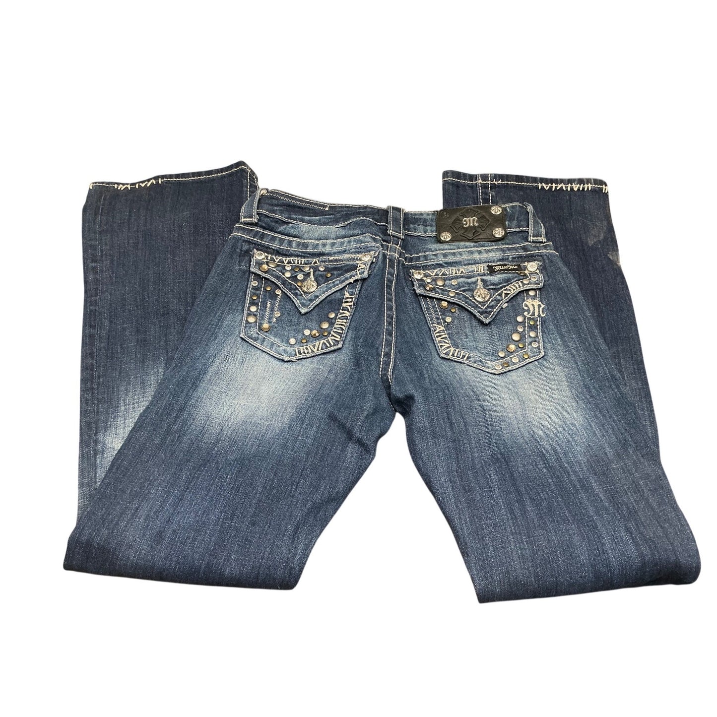 Miss Me Embellished Flap Pocket Bootcut Jeans Women’s Size 25