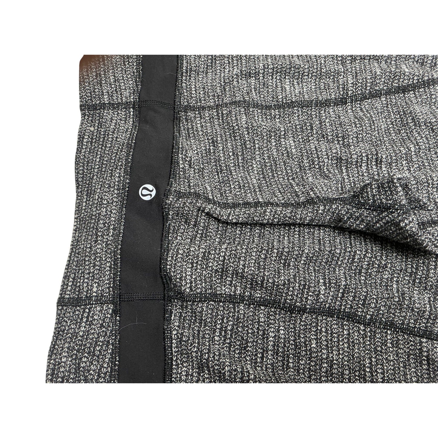 Lululemon High Rise Leggings Women’s Size 6 Gray Black Athletic Yoga Pants