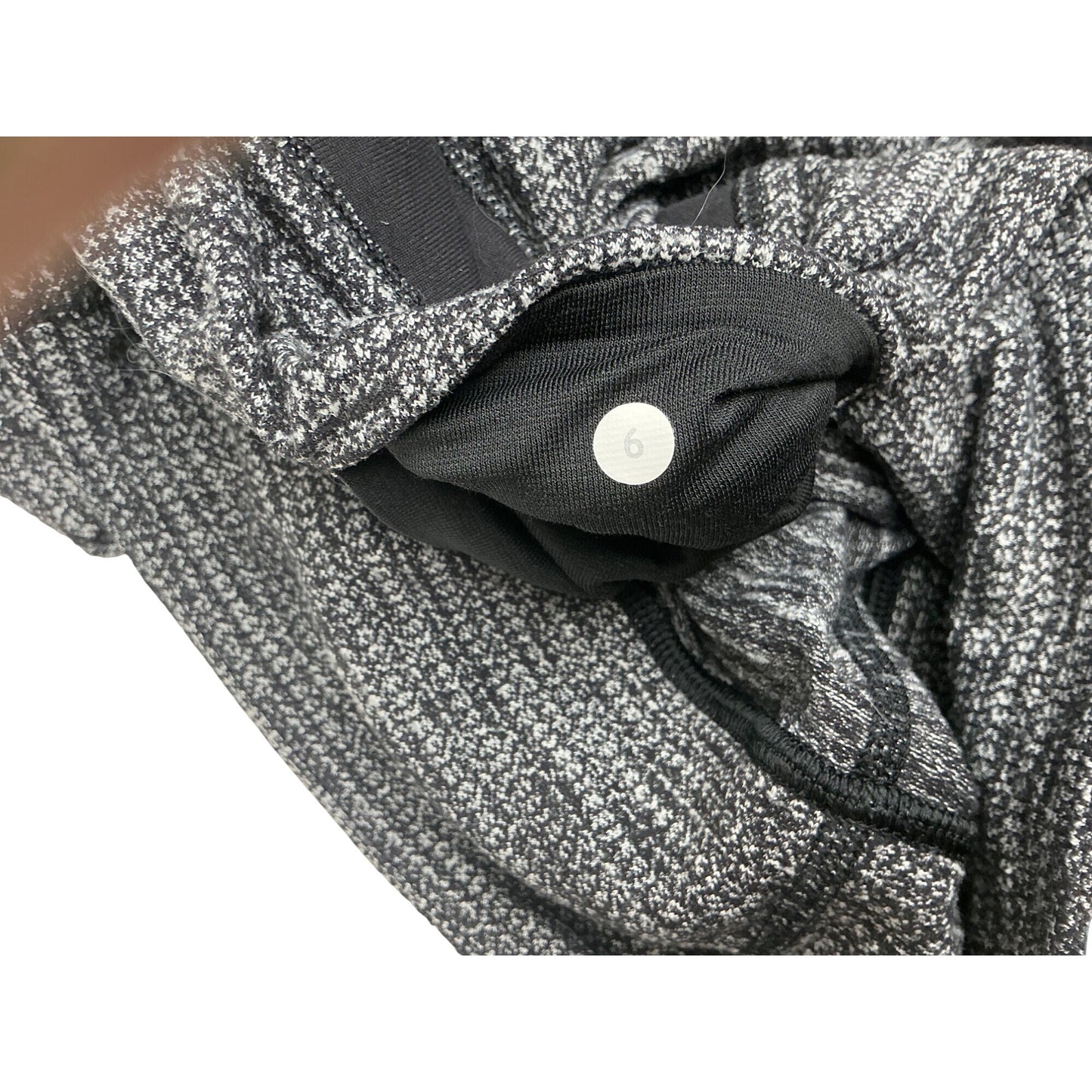 Lululemon High Rise Leggings Women’s Size 6 Gray Black Athletic Yoga Pants