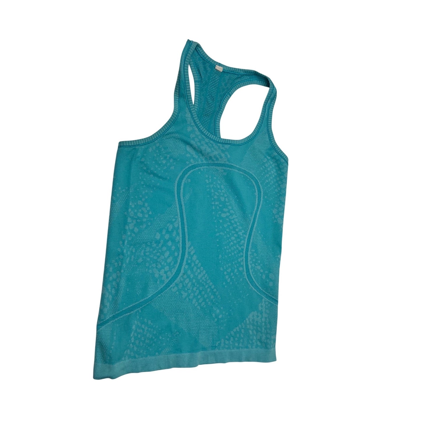 Lululemon Seamless Racerback Tank Top Women’s Size S Teal Athletic Workout