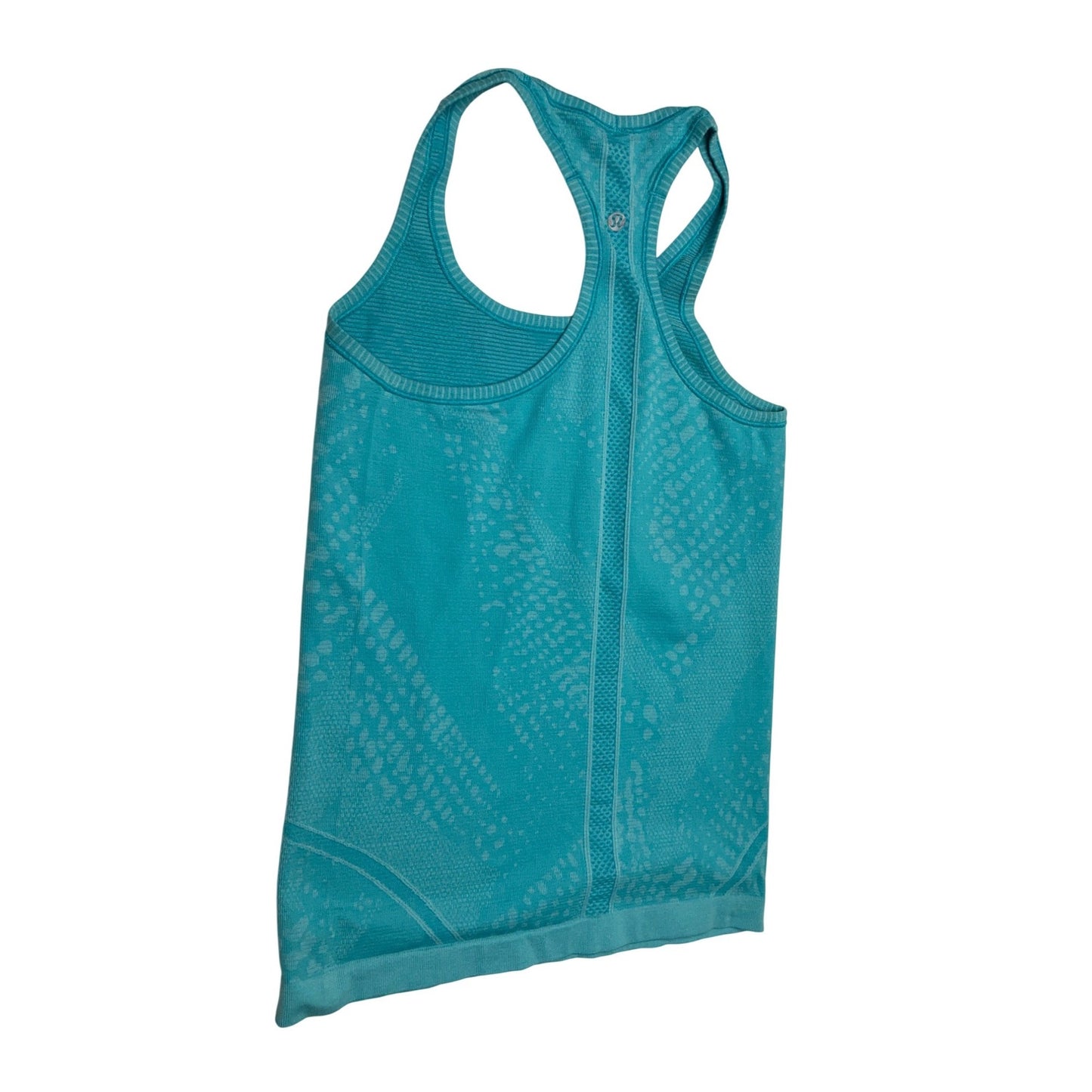 Lululemon Seamless Racerback Tank Top Women’s Size S Teal Athletic Workout