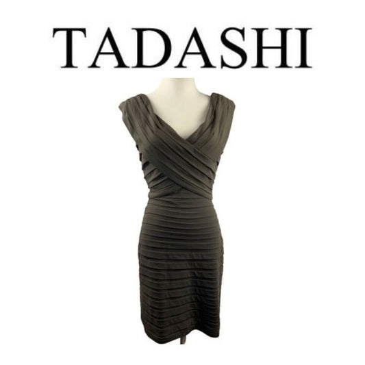 Tadashi Brown Evening Dress. Sz S