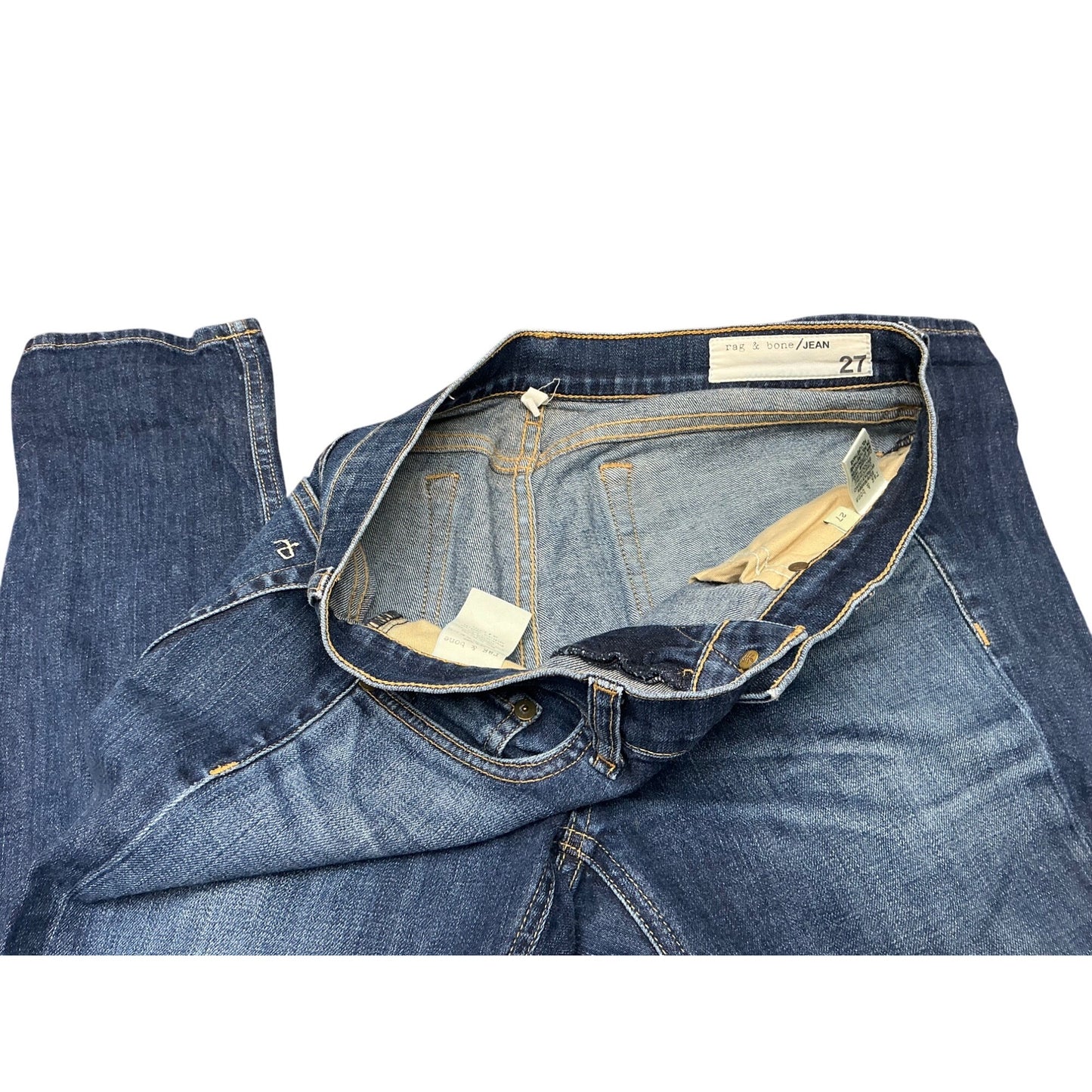 Rag & Bone Medium Wash Straight Leg Jeans Size 27