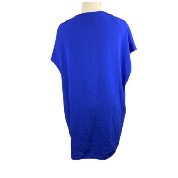 Diane Von Furstenberg Blue Shirt Dress Sz S